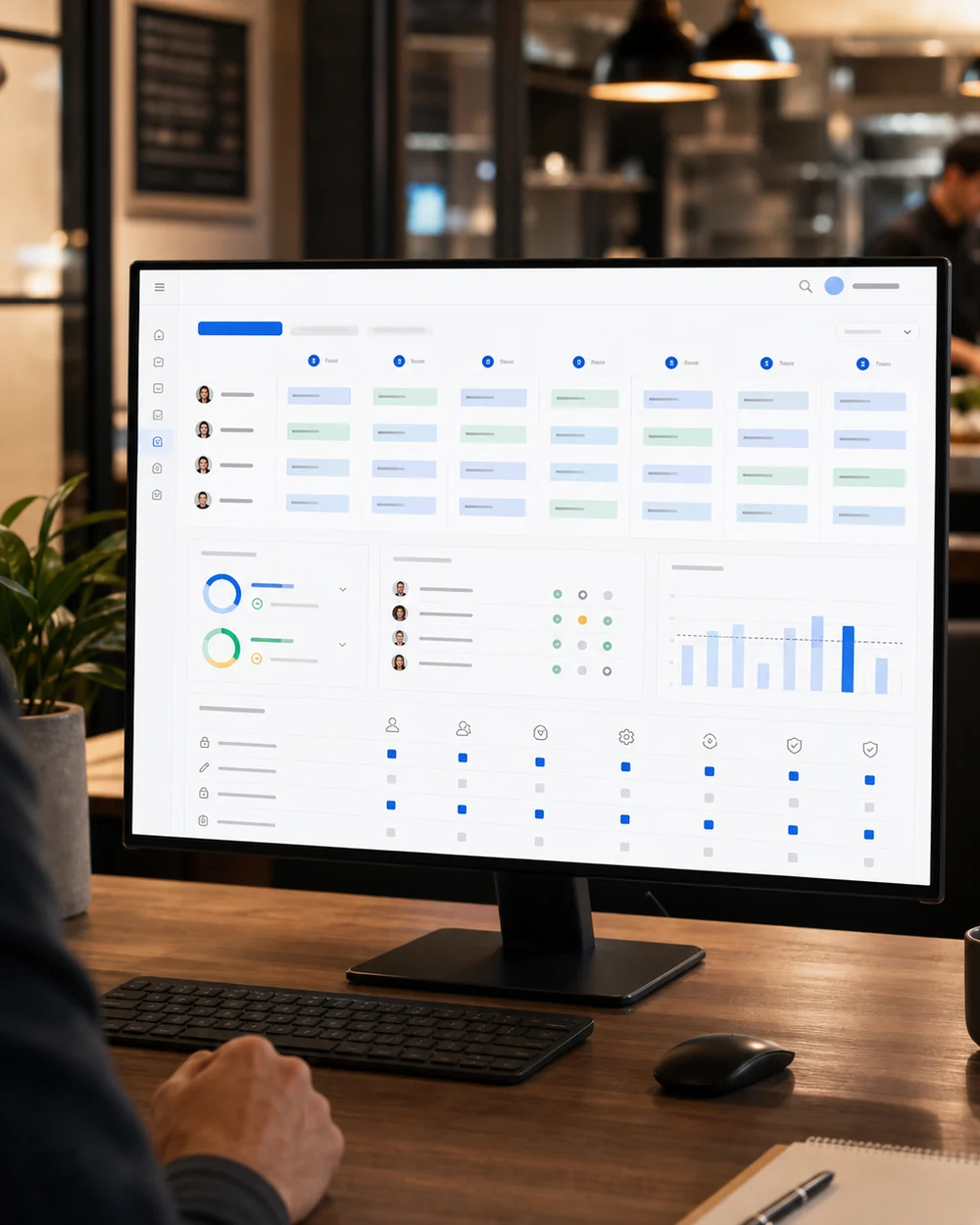 Selio team management dashboard